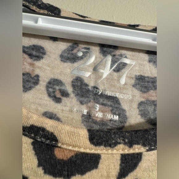 2/$10 Leopard Print and Striped Women's Tank Top - Picture 3 of 6